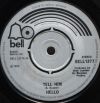 7" Vinyl Record - Hello - Tell Him /  Lightning - Nostalgia Store